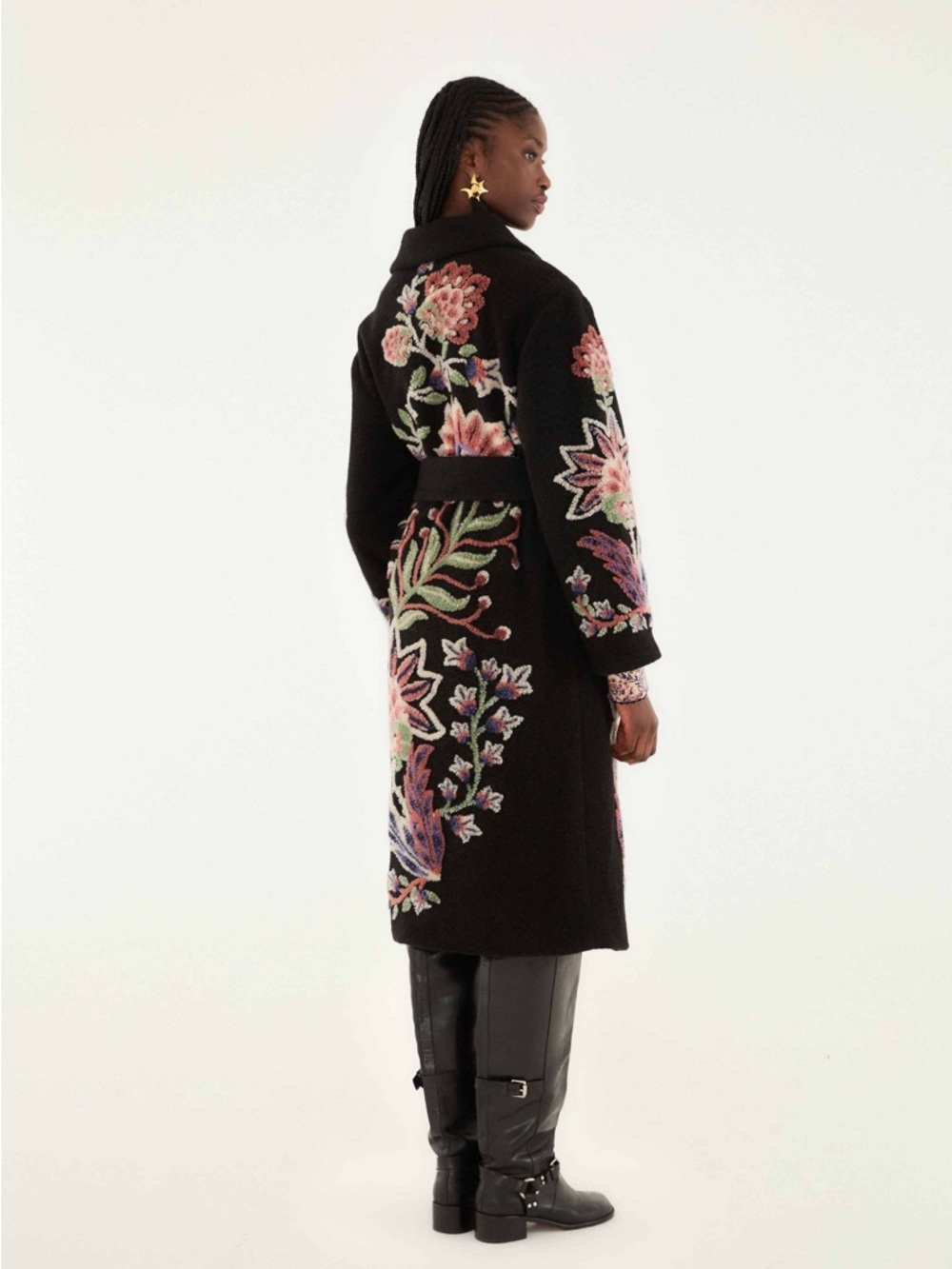 FARM RIO Marvelous Garden Fleece Coat - Picture 4 of 5